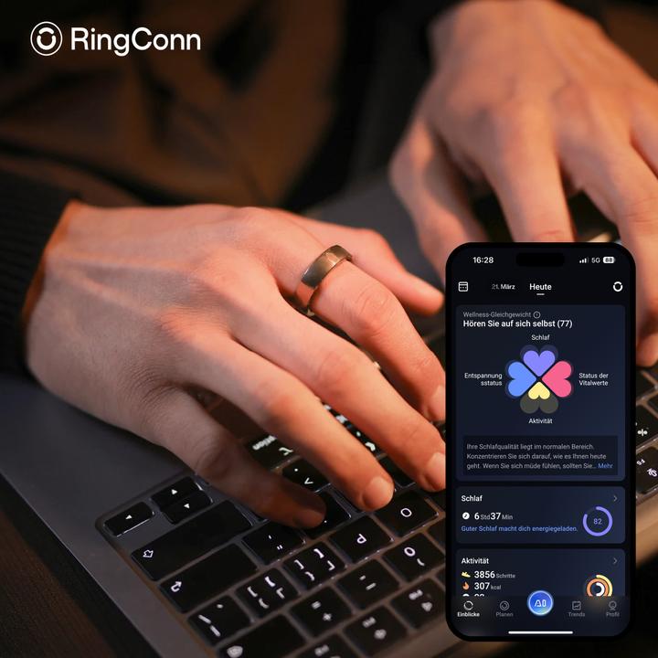 Produktbild RingConn Smart Ring Gen 2 Air (8, Gold)