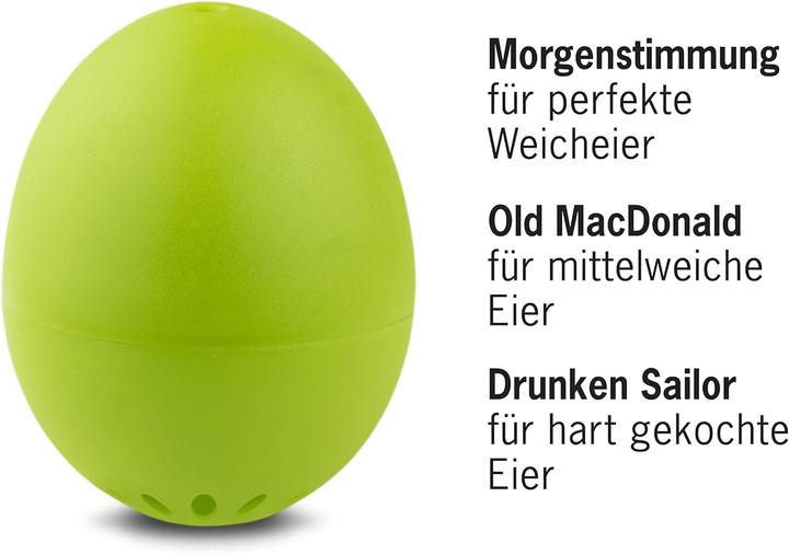 Produktbild PiepEi Singende Eieruhr Classic hellgrün (EU-Stecker)