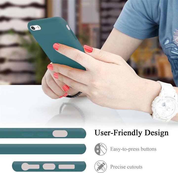 Productafbeelding Cadorabo TPU Liquid Silicone Case Cover (Apple iPhone 5)
