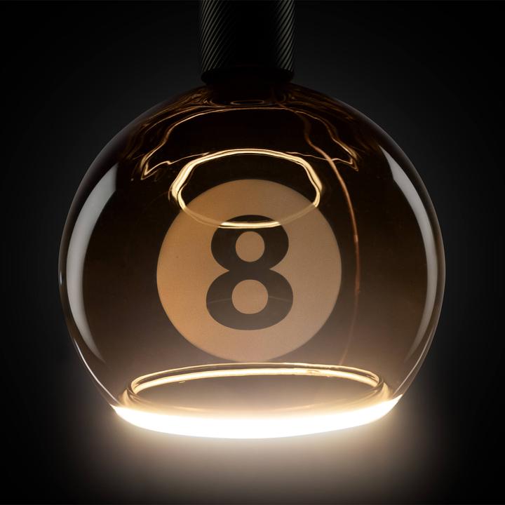 Produktbild Segula LED Floating Globe 200 Billard black 8 E27 dimmb. (E27, 4 W, 240 lm, 1 x, G)