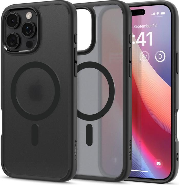 Spigen Ultra Hybrid MAG iPhone 16 Pro Max MagSafe frost black ACS08003 (Apple iPhone 16 Pro Max)
