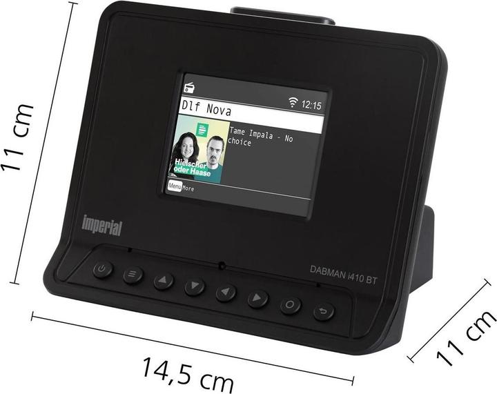 Immagine prodotto Imperial Dabman i410 BT (DAB, FM, Web radio, VHF, Bluetooth, WiFi)
