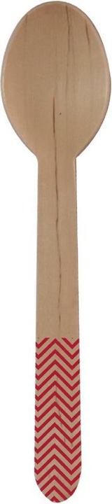 Image du produit JT Lizenzen Holzlöffel Chevron Red: kompostierbar (8 x)