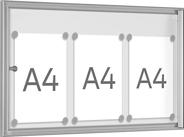 Produktbild kaiserkraft Schaukasten für den Innenbereich (Magnettafel, 76 x 50 cm)