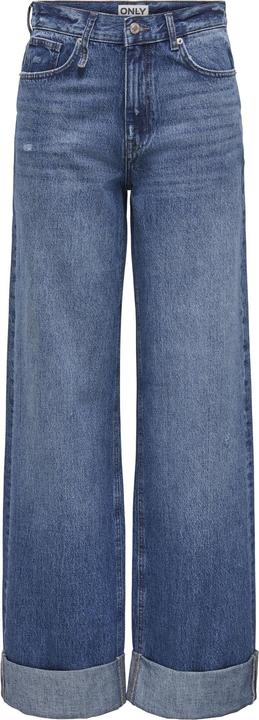 Only ONLBROOME Hohe Taille Weiter Beinschnitt Jeans Jeans mit weitem Bein