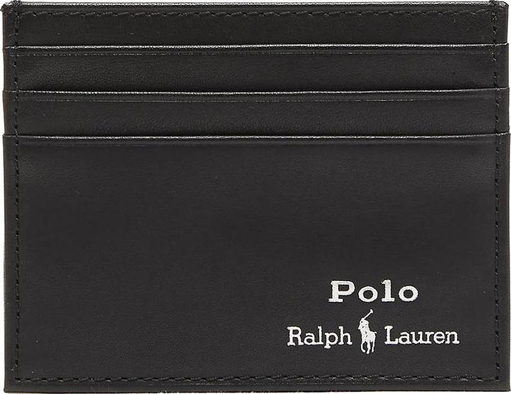 Produktbild Ralph Lauren Polo Narbiges Leder Gürtel und Brieftasche Set Logo
