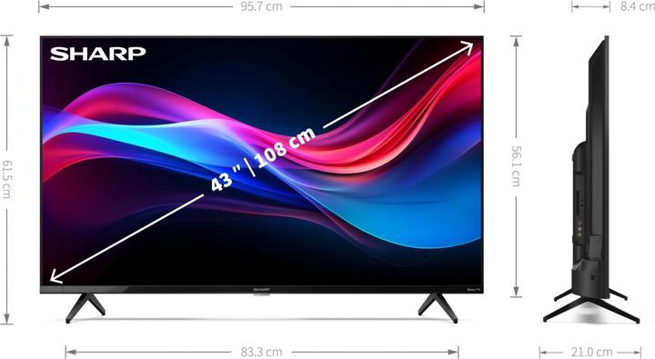 Produktbild Sharp 43GJ4225E (3840 x 2160 Pixel, 43")