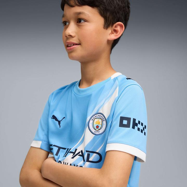 Actual product image Puma MCFC Home Jersey Replica Jr (116)
