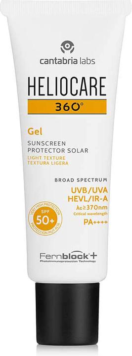 Actual product image Heliocare 360° gel SPF 50+ gel (Suntan cream, SPF 50, 50 ml)