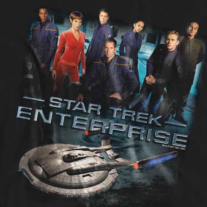 Actual product image Unisex Adult Enterprise Crew T-Shirt (XXL)