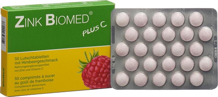 Produktbild Biomed Zink plus C (50 Stück, Tabletten, 39 g)