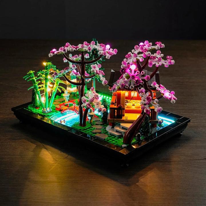 Immagine prodotto BrickBling Set di luci a LED per LEGO Giardino del Silenzio (10315), incluso il telecomando