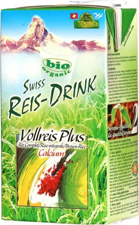 Image du produit Soyana Boisson au riz complet plus calcium Rice Suisse Bio (1 x 100 cl)