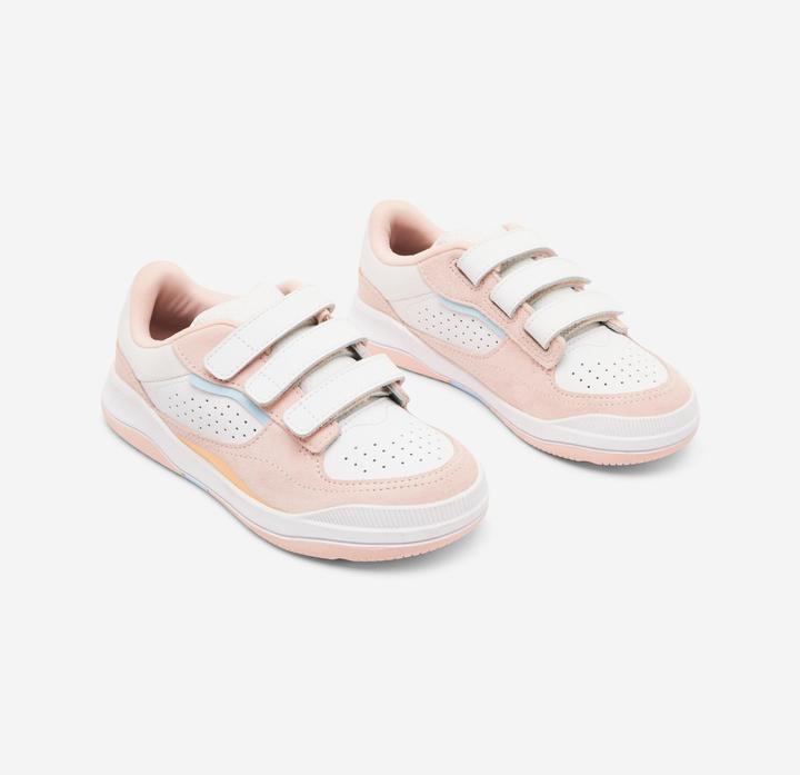 Actual product image Decathlon Kids' velcro trainers - Playventure City white/pink (33)