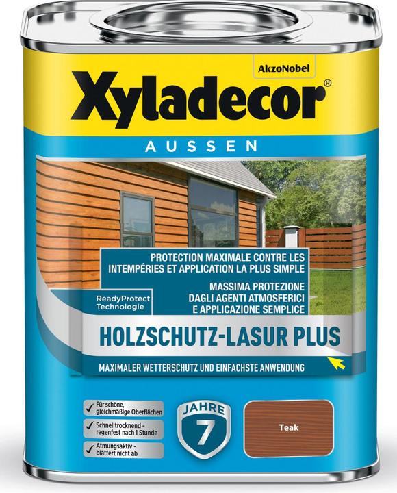 Produktbild Xyladecor XY Holzschutz-Lasur PLUS (Teak, 0.75 l)