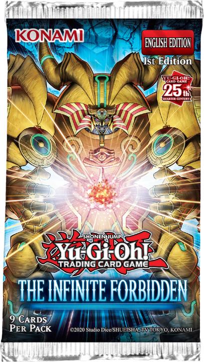 Actual product image Yu-Gi-Oh The Infinite Forbidden Booster Pack - 1st Edition -! (English, Booster Pack)