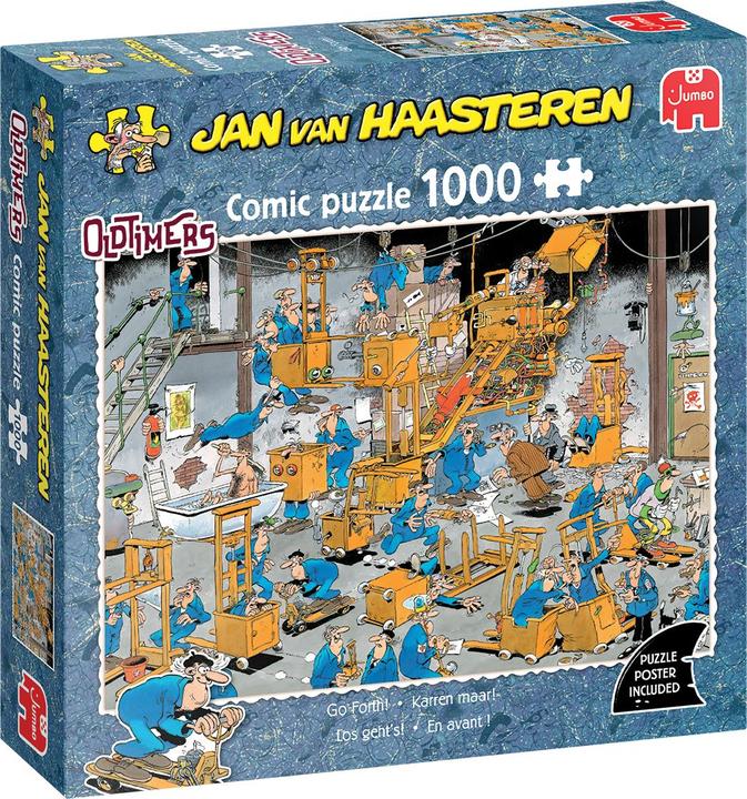Produktbild Jumbo Jan van Haasteren Oldtimers - Los geht’s! (1000 Teile) (1000 Teile)
