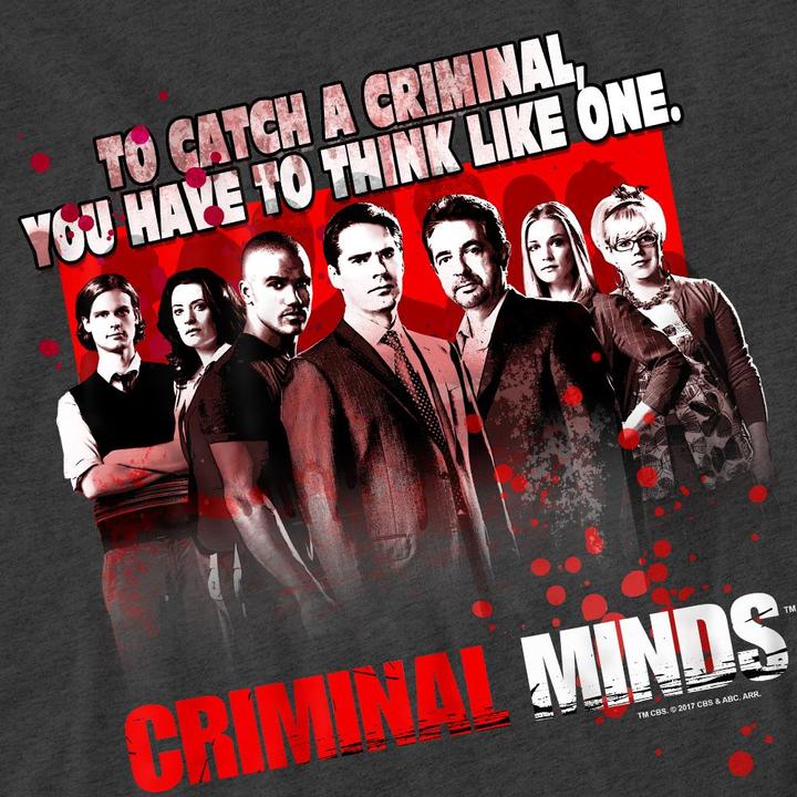 Immagine prodotto Criminal Minds Think Like One Maglietta Adulto Unisex (S)