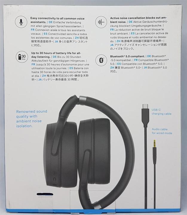 Image du produit Sennheiser HD 450BT (ANC, 30 h, Sans fil, Filaire)