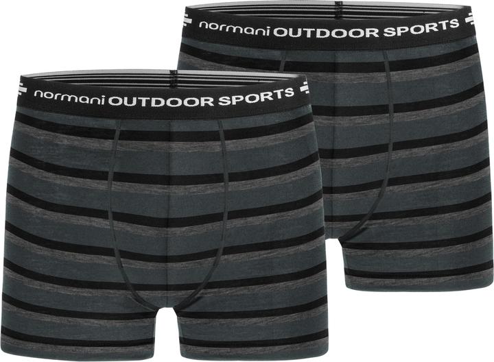 Normani 2er Pack Herren Merino Boxershorts Unterhose - 7692