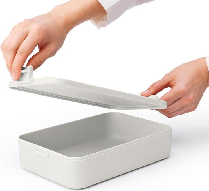 Image du produit Brabantia Boîte à lunch Make & Take 25.5 x 16.7 x 6 cm, Gris clair