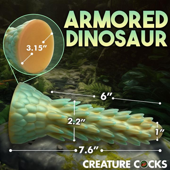 Image du produit Creature Cocks Stegosaurus - Spiky Reptile Silicone Dildo
