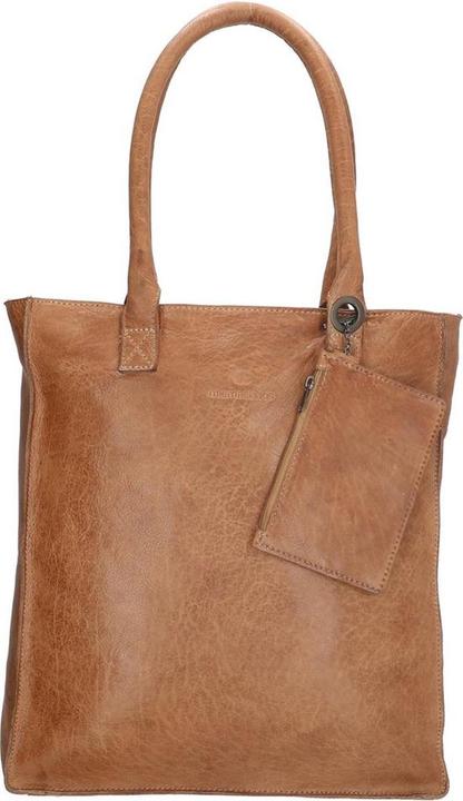Produktbild Micmacbags Hide & Stitches Golden Gate Shopper - Donkerzand - 100% Leder