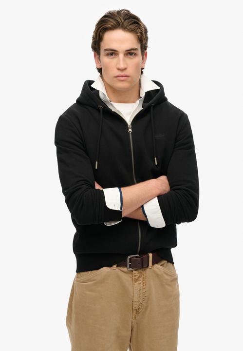Produktbild Superdry Sweatjacke Casual Figurbetont Essential Logo Zip Hoodie (M)