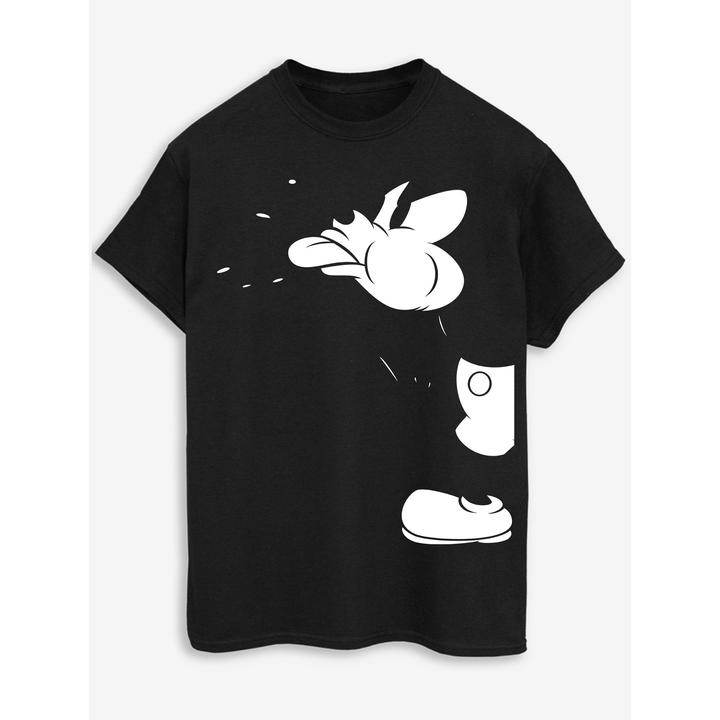 Actual product image Disney Womens/Ladies Mickey Mouse Cut Cotton Boyfriend T-Shirt (4XL)