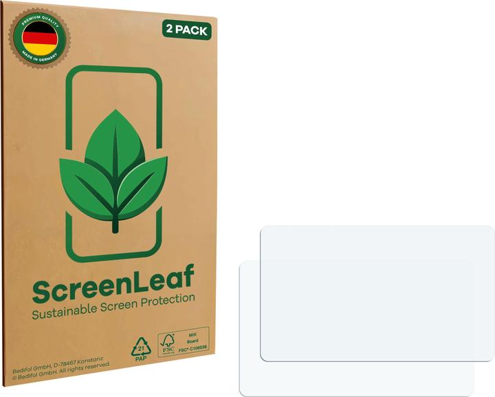 Actual product image ScreenLeaf Screen Protector sustainable Screen Protection, clear, anti-scratch