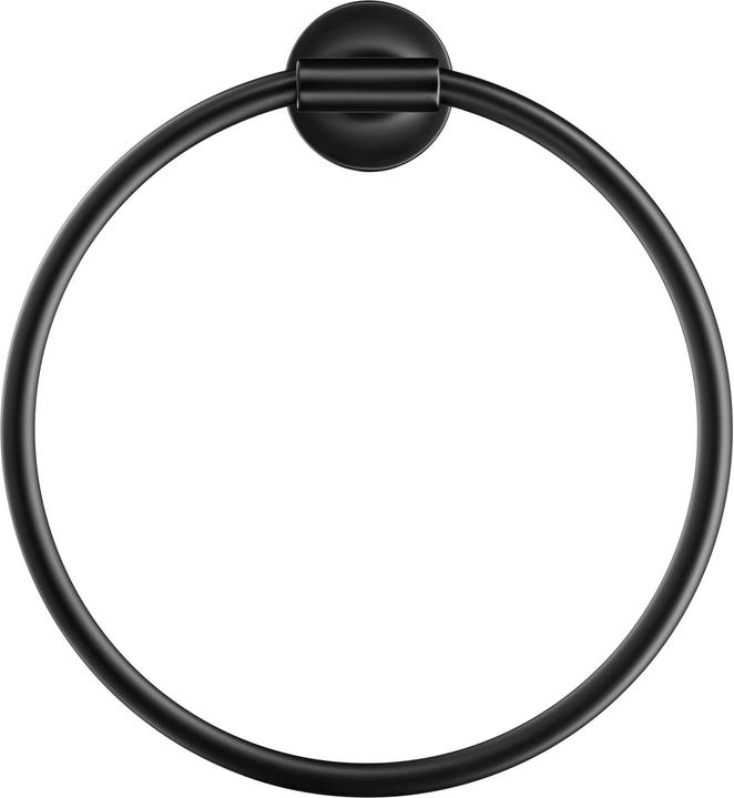 Produktbild Duravit Handtuchring Starck T schwarz matt