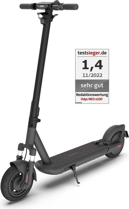 Actual product image Odys NEO e100 electric scooter (20 km/h, 95 km, 500 W)