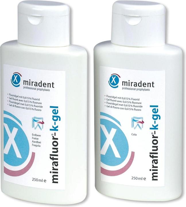 Actual product image Miradent Mirafluor Fluoride Gel Children (250 ml)