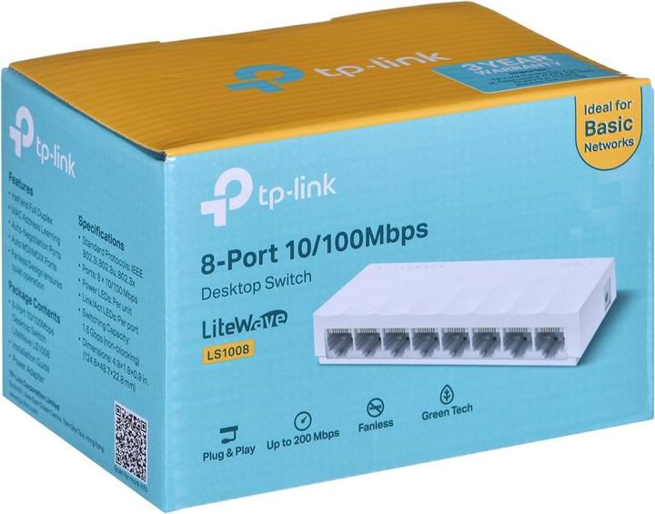 Produktbild TP-Link LS1008 (8 Ports)