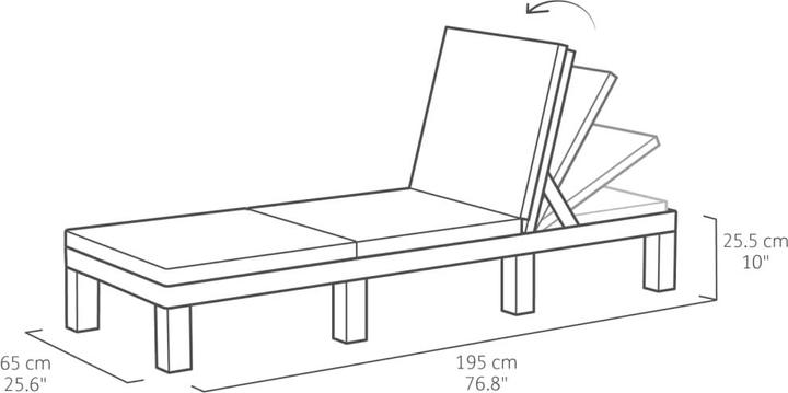 Actual product image Allibert Solène (195 cm)