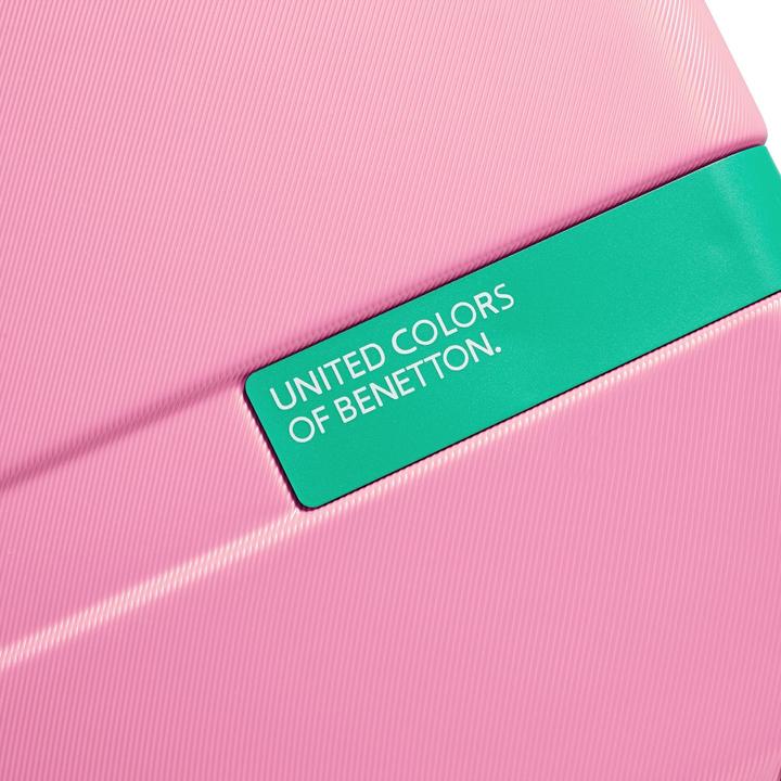 Actual product image Delsey x United Colors of Benetton Now Hardside 4-wheel suitcase set 3 pcs. with stretch fold (192 l, XL (from 140l))