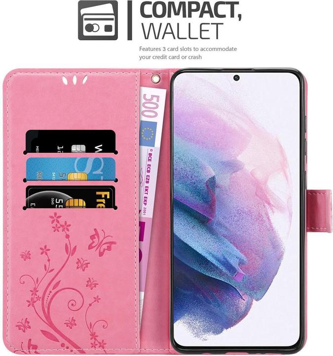 Immagine prodotto Cadorabo Copertina del libro a fiori (Samsung Galaxy S21+)