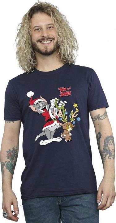 Immagine prodotto Tom & Jerry Christmas Reindeer Maglietta Uomo (XXL)