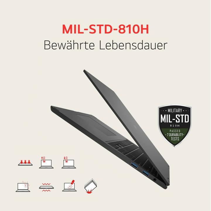 Actual product image LG gram Pro (16", Intel Core Ultra 7 155H, 16 GB, 1000 GB, DE)