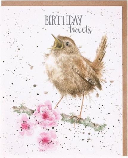 Image du produit Wrendale Design Geburtstagskarte - Vogel BIRTHDAY TWEETS Wrendale Designs (1 pcs)