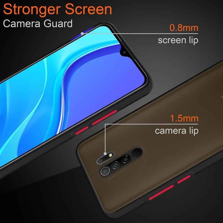 Productafbeelding Cadorabo Hybride matte hoes (Xiaomi Redmi 9)