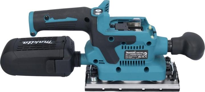 Actual product image Makita DBO 382 RF Battery orbital sander 18 V 93 x 185 mm Brushless + 2x rechargeable battery 3.0 Ah + (200 W)