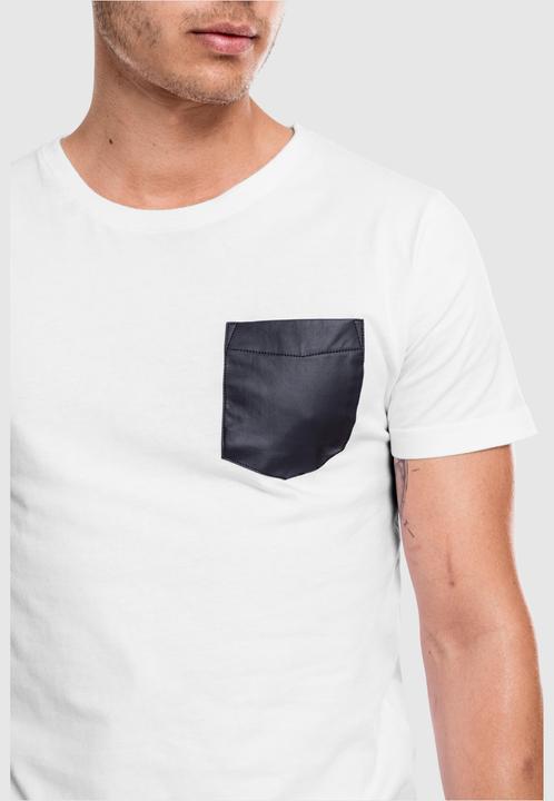 Actual product image Urban Classics Synthetic Leather Pocket Tee (M)