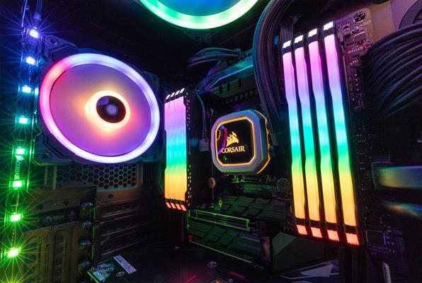 Produktbild Corsair Vengeance RGB Pro (4 x 16GB, 2933 MHz, DDR4-RAM, DIMM)