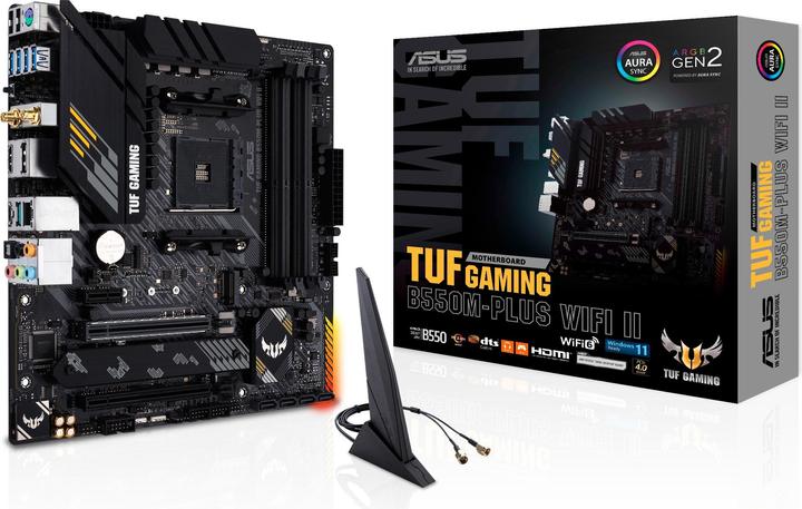 Image du produit ASUS TUF GAMING B550M-PLUS WLAN II (AM4, AMD B550, mATX)