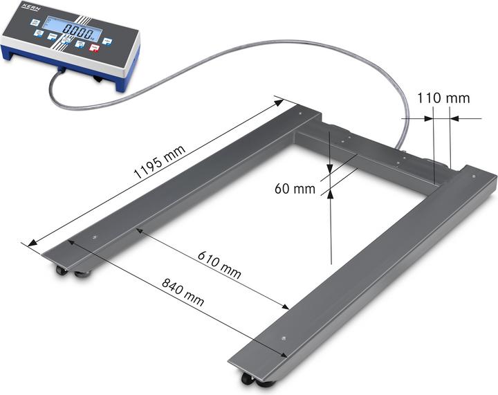 Image du produit Kern Pèse-palettes UID 600K-1M