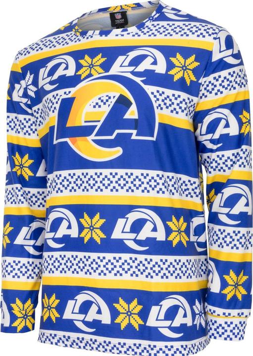 Produktbild Foco NFL Winter XMAS Pyjama Schlafanzug Los Angeles Rams - L (L)