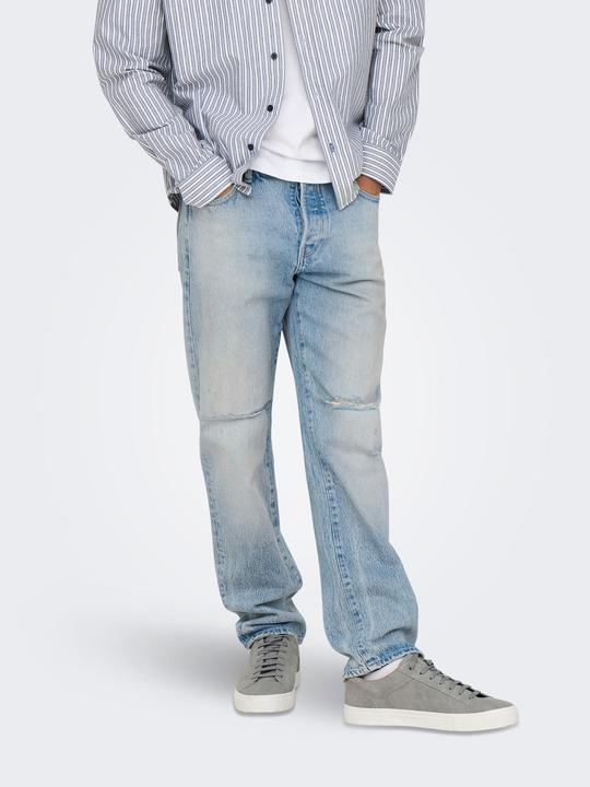 Produktbild Only & Sons ONSEDGE Mittlere Taille Gerade geschnitten Jeans Normal geschnitten jeans (W32/L34)