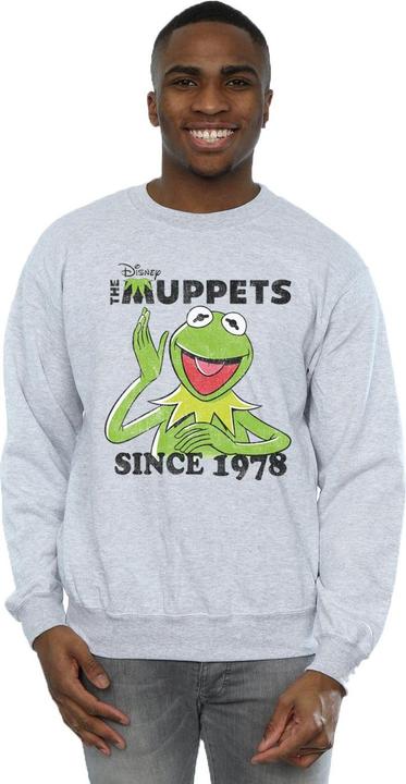 Actual product image Disney Mens The Muppets Kermit Since 1978 Sweatshirt (M)