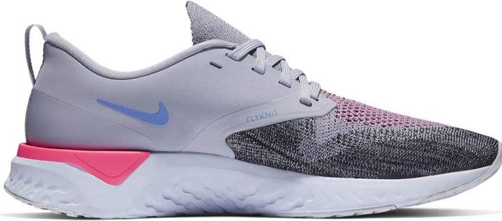Actual product image Nike Odyssey React Flyknit 2 Women's Running Shoes Indigo Haze/Sapphire-Black-Iron Size: 8.5 / Size 40 (40)